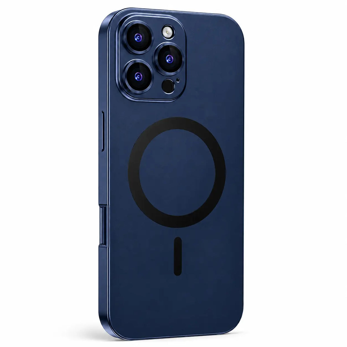 iPhone 18 Pro Max aluminum case with everyday drop protection #color_Deep Blue
