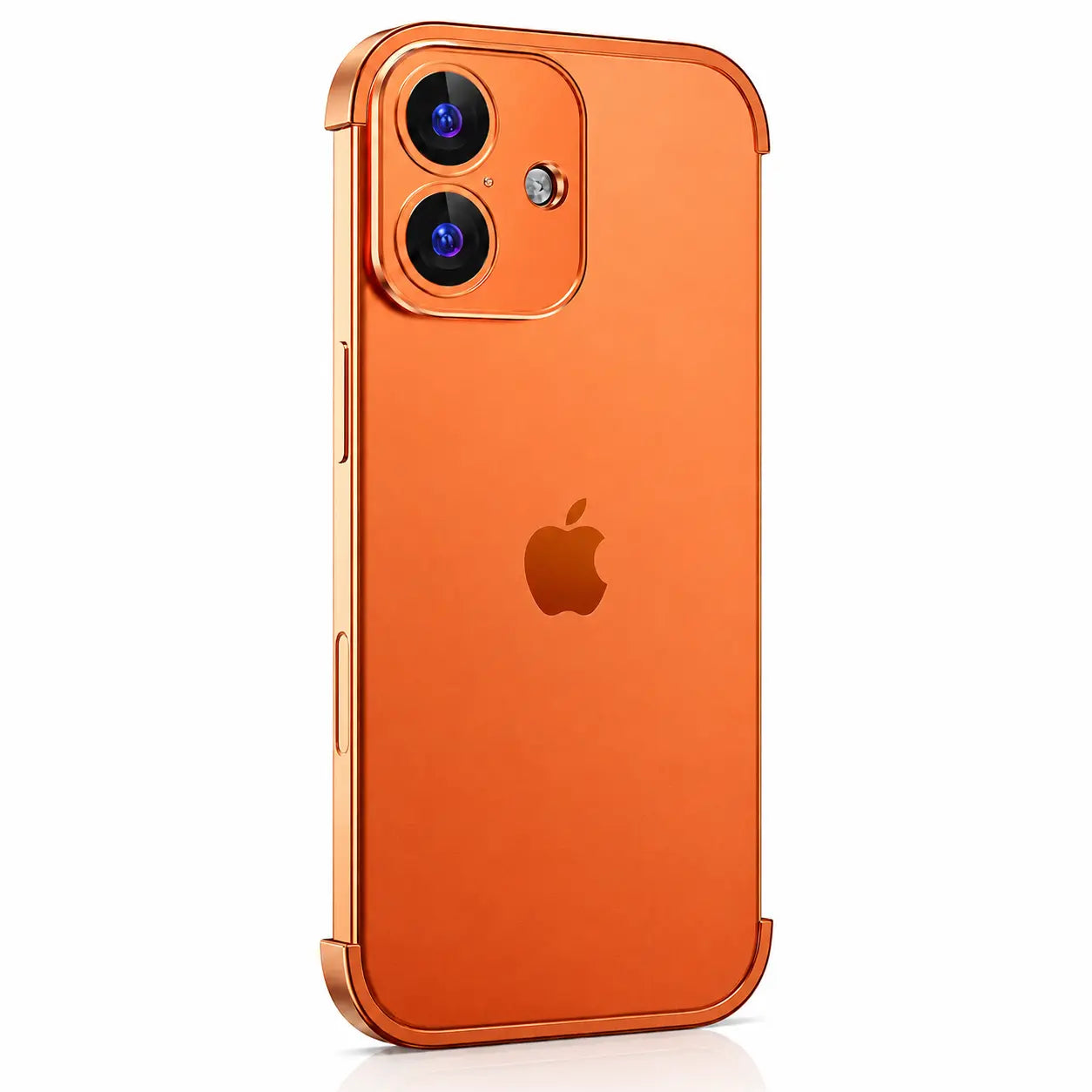 Minimal open-back metal phone bumper #color_Cosmic Orange