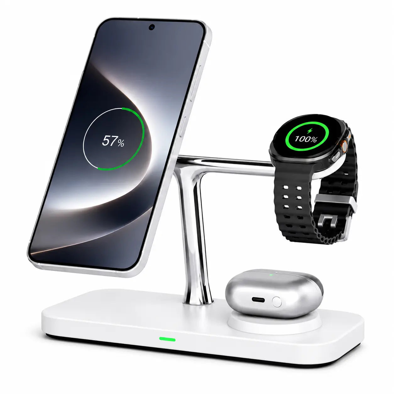 Samsung Qi2 3-in-1 charging station for Galaxy phone Watch and earbuds